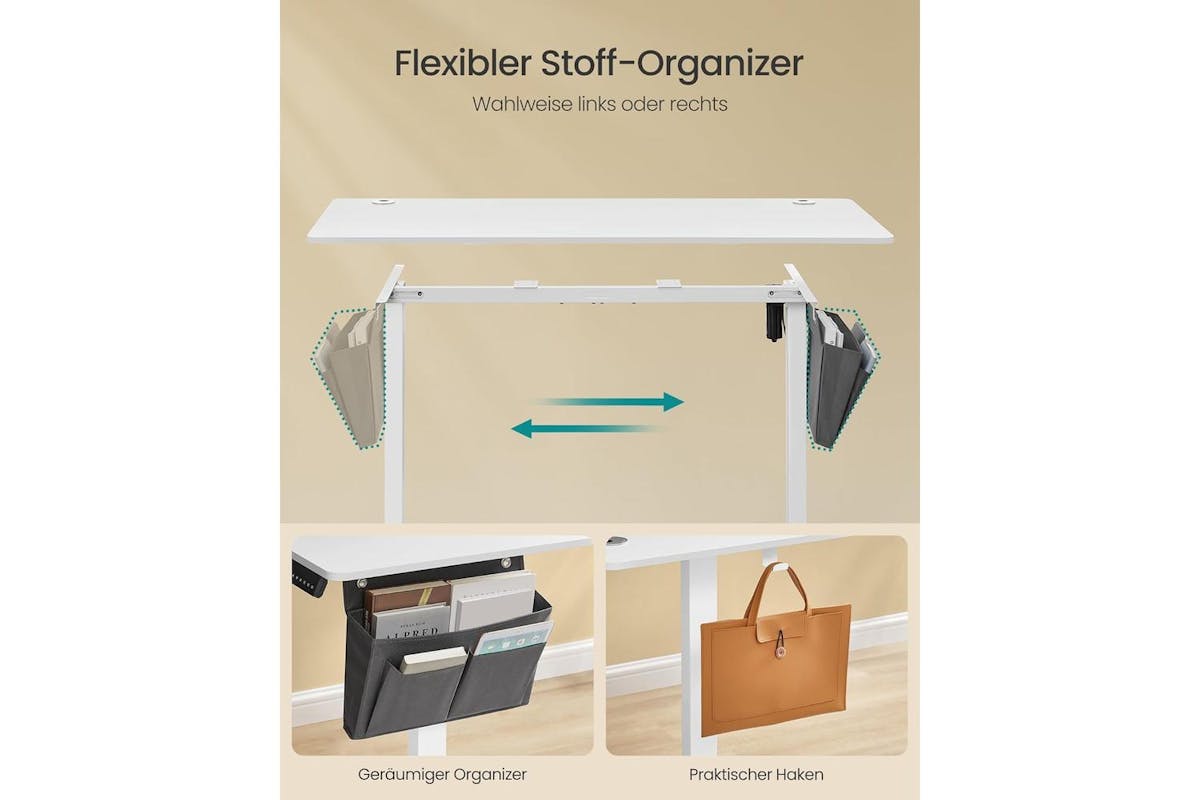 Standing Desk | Electric Desk | Particleboard And Steel | 60 X 140 Cm-5
