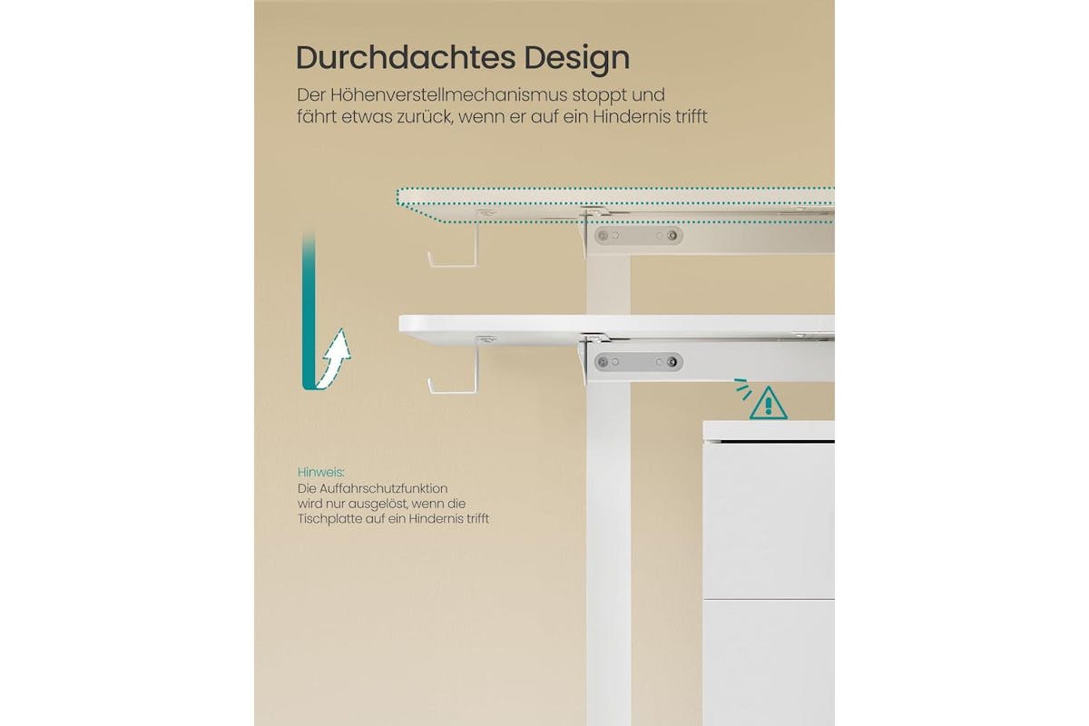 Standing Desk | Electric Desk | Particleboard And Steel | 60 X 140 Cm-6
