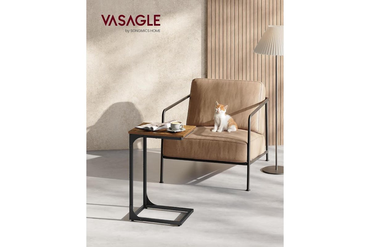 Vasagle End Table | Side Table | Steel And Particleboard | 30 X 40 X 62 Cm-2