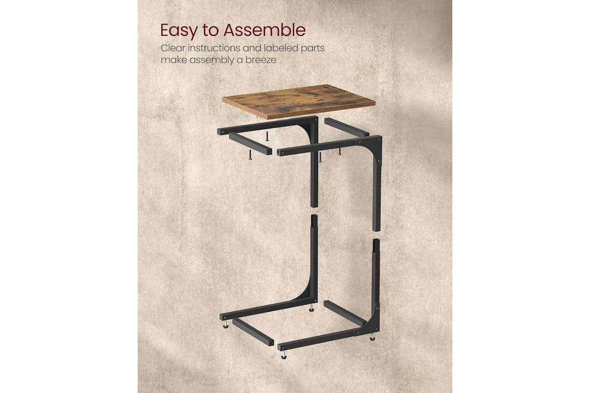 Vasagle End Table | Side Table | Steel And Particleboard | 30 X 40 X 62 Cm-7