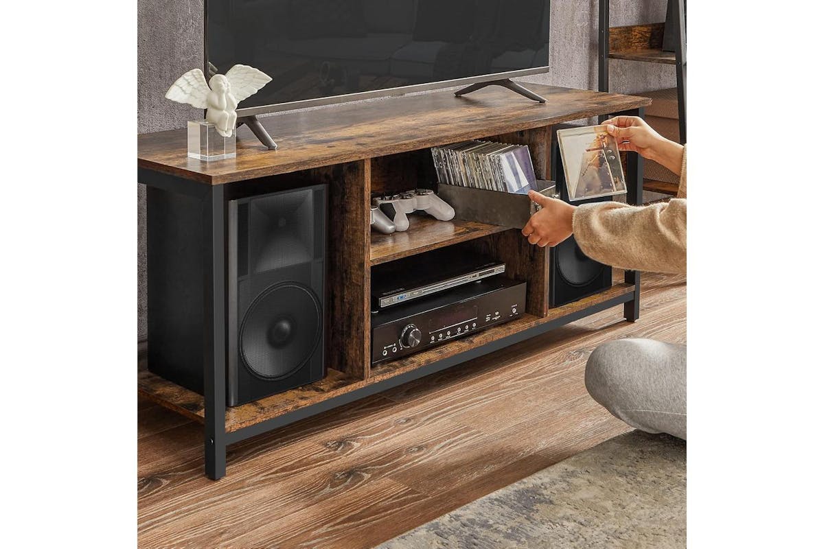Tv Stand | Tv Unit | Particleboard And Steel | 120 X 40 X 50 Cm-7
