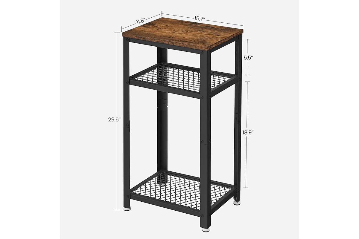 Vasagle End Table | Side Table | Particleboard And Metal | 40 X 30 X 75 Cm-2
