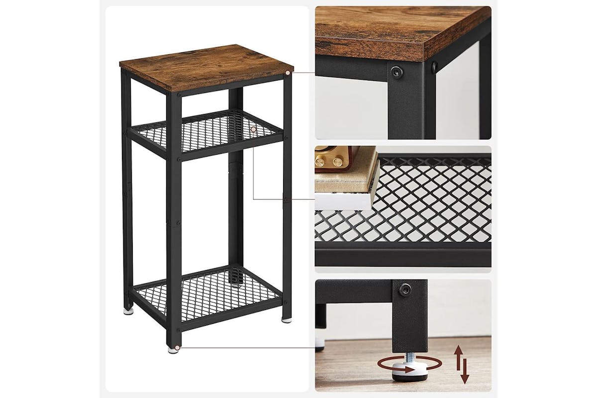 Vasagle End Table | Side Table | Particleboard And Metal | 40 X 30 X 75 Cm-4