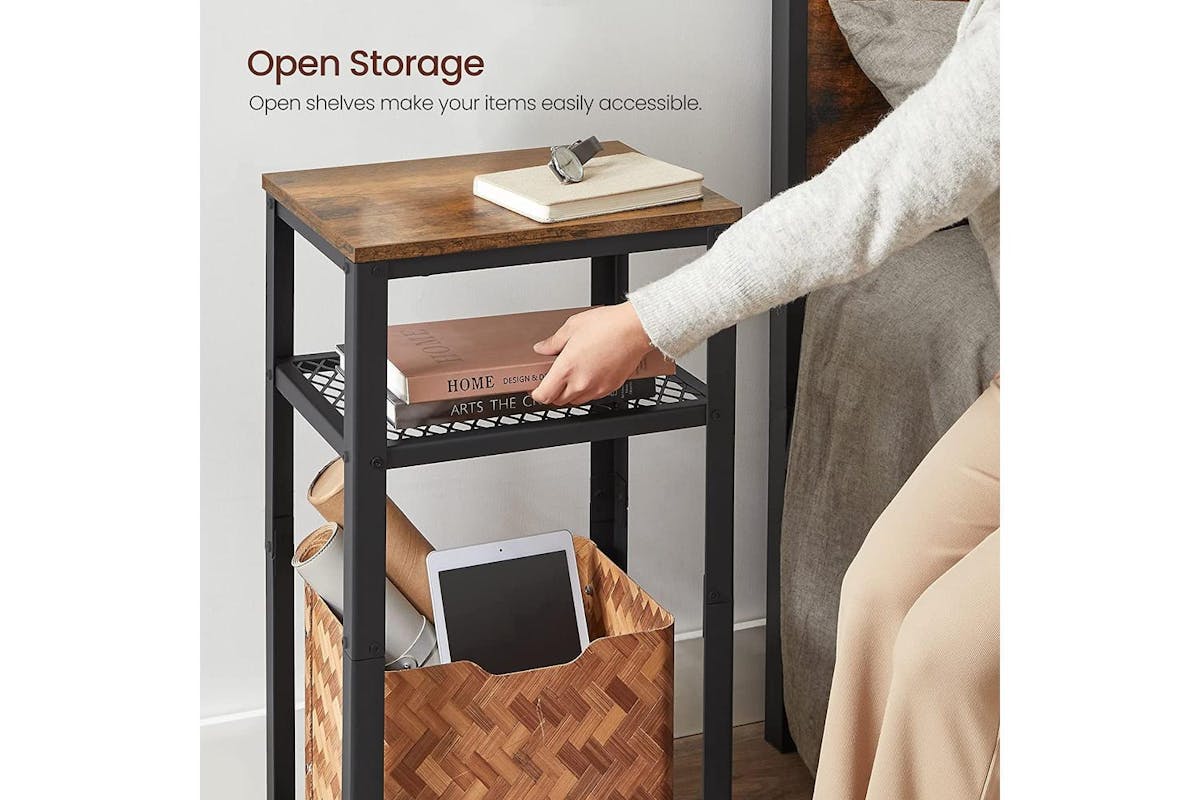 Vasagle End Table | Side Table | Particleboard And Metal | 40 X 30 X 75 Cm-5