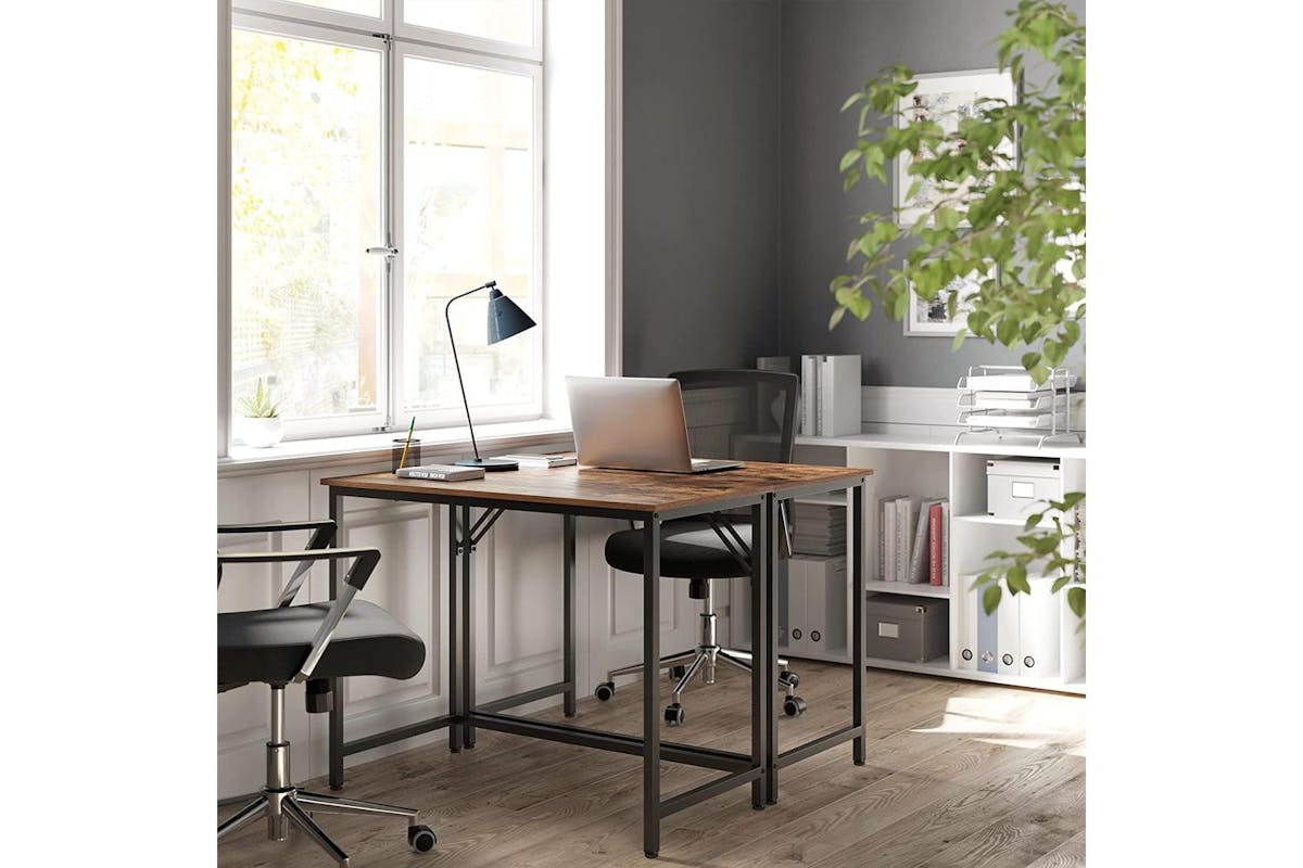 Vasagle Computer Desk | Particleboard And Steel | 100 X 50 Cm-7