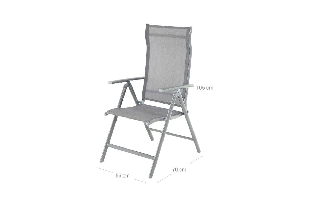 Songmics Sun Lounger | Outdoor Sun Lounger | Aluminium & Synthetic Fabric | 56 X 70 X 106 Cm-7