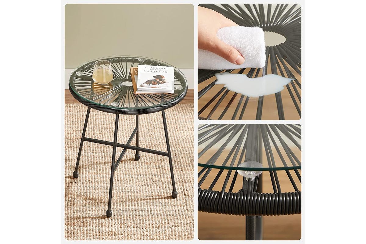 Garden Furniture Set | Outdoor Lounge Set | Pe Rattan | Black-6