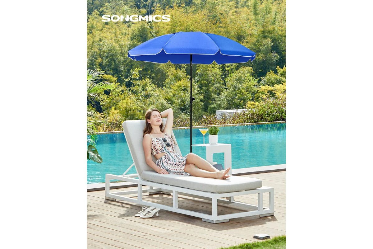 Beach Umbrella | Outdoor Parasol | Polyester Canopy | 1.8m-3