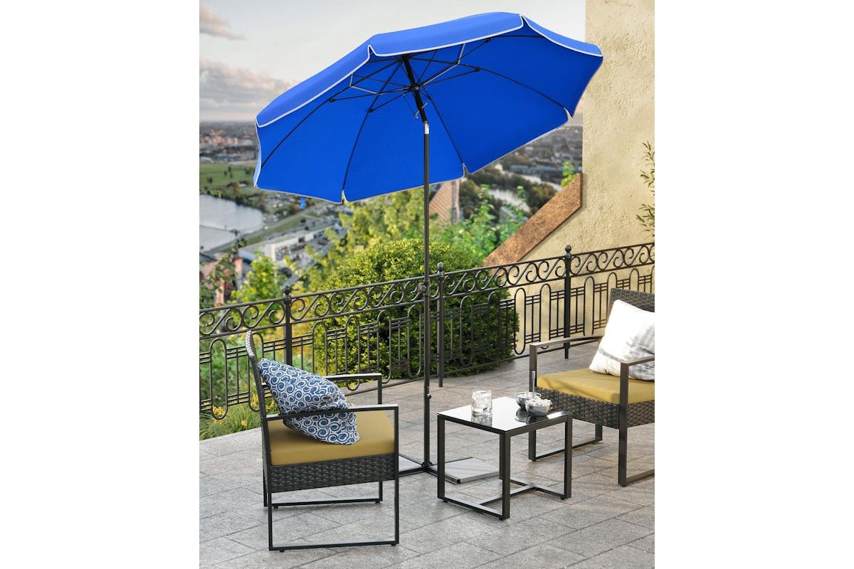 Beach Umbrella | Outdoor Parasol | Polyester Canopy | 1.8m-5