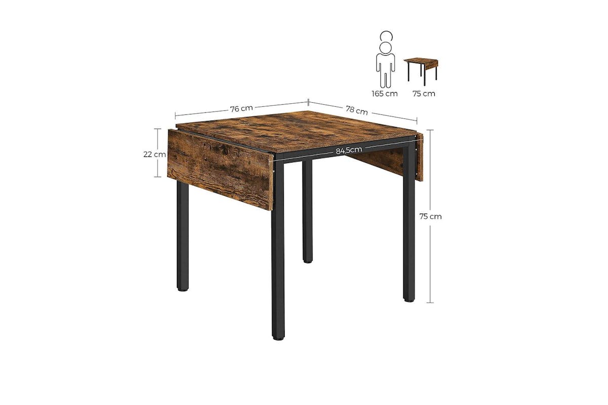 Dinning Table | Dining Table | Particleboard And Steel | 120 X 78 X 76.2 Cm-7
