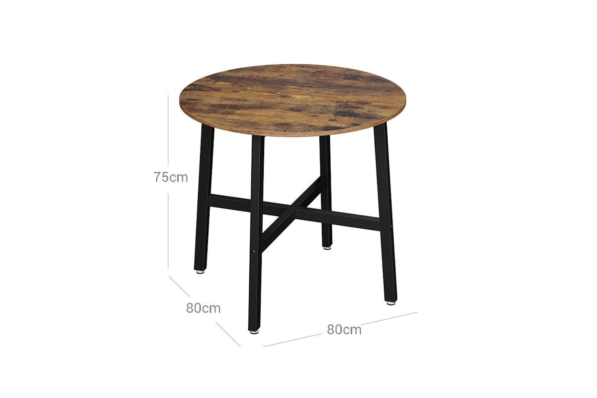 Dinning Table | Dining Table | Particleboard And Steel | 80 X 75 Cm-7