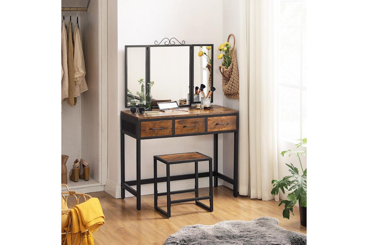 Vasagle Bookcase | Particleboard & Steel | 74 X 30 X 154.5 Cm-3