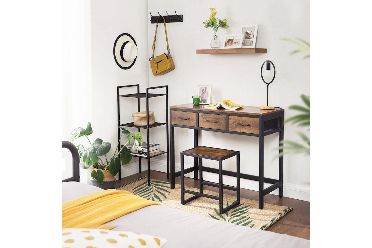 Vasagle Bookcase | Particleboard & Steel | 74 X 30 X 154.5 Cm-4