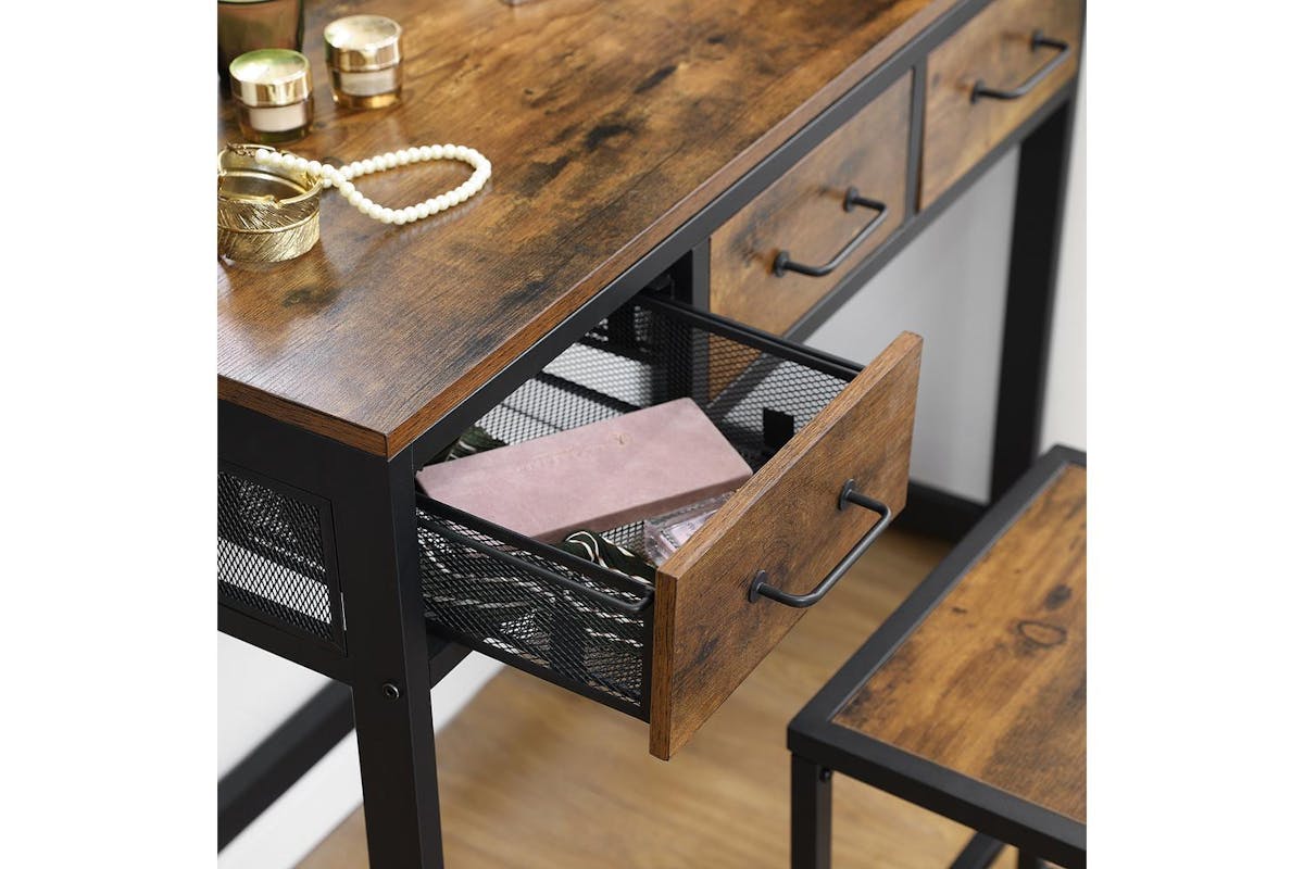 Vasagle Bookcase | Particleboard & Steel | 74 X 30 X 154.5 Cm-6