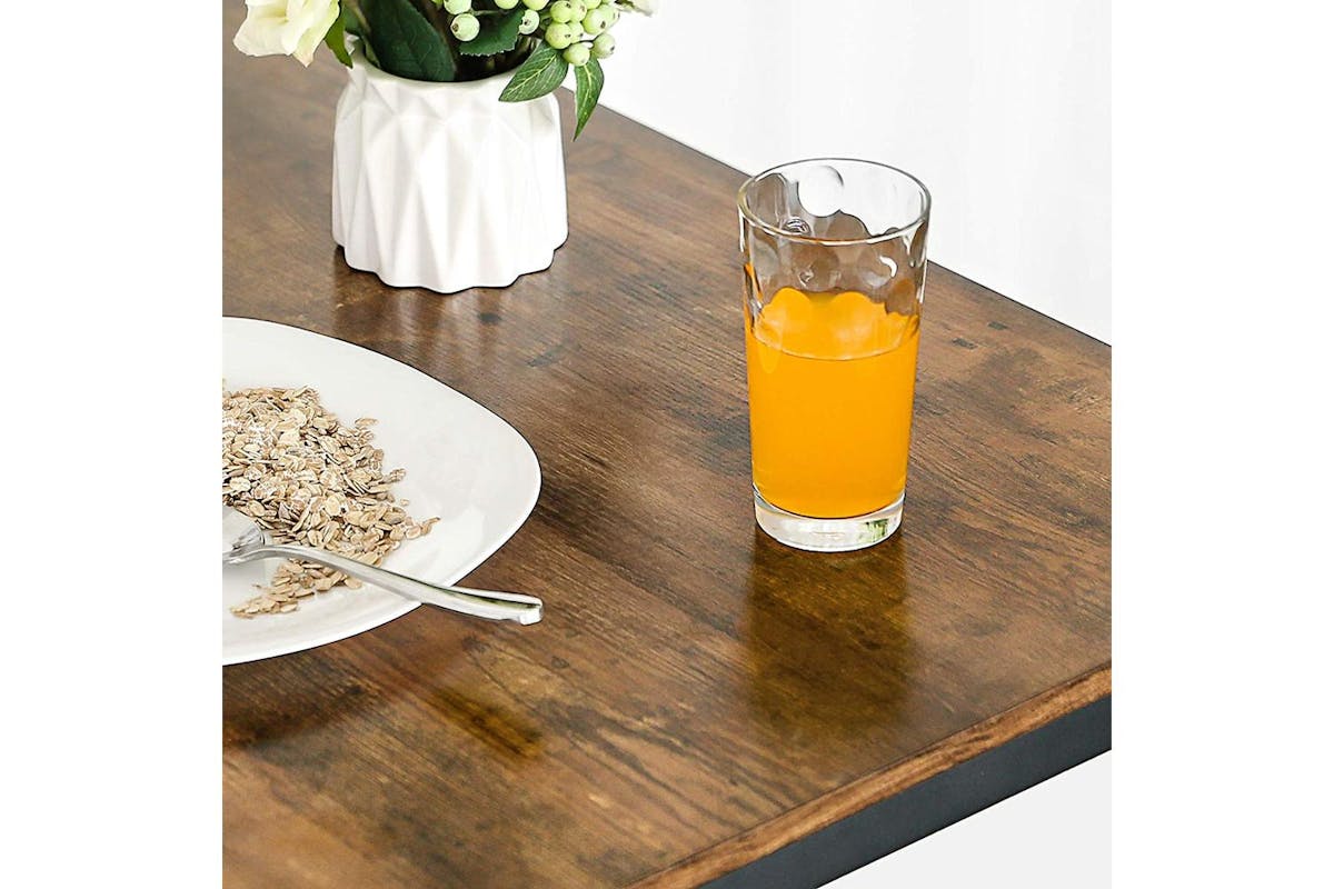 Vasagle Bar Table Set | Bar Table And Stools | Rustic Brown And Black | 120 X 60 X 90 Cm-5