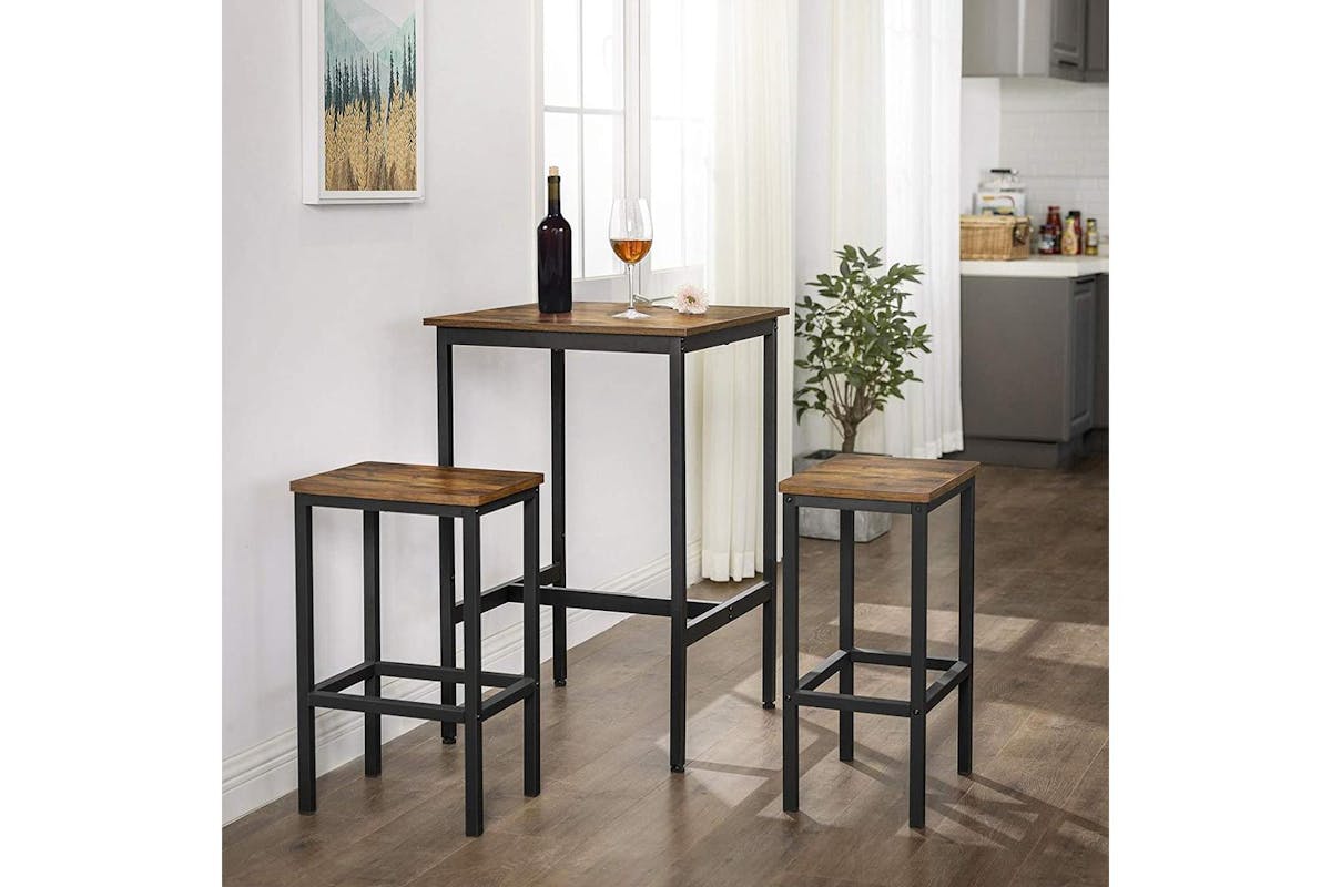 Vasagle Bar Table | Particleboard And Steel | 60 X 60 X 90 Cm-2