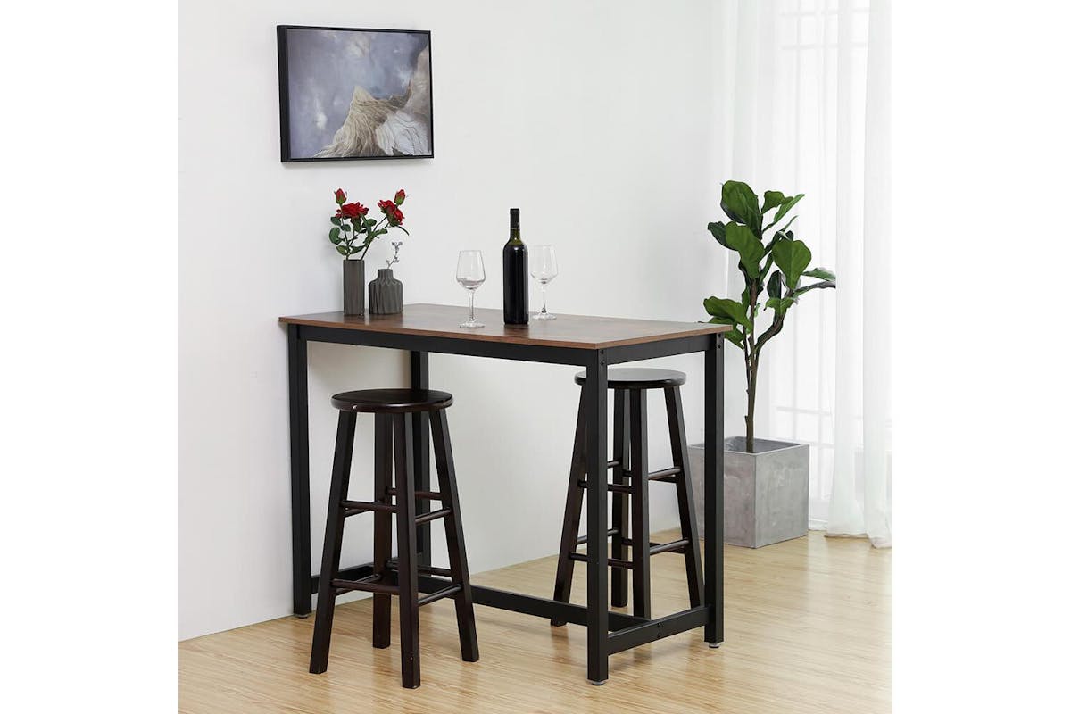 Bartisch | Bar Table | Particleboard And Steel | 120 X 60 X 90 Cm [Ex-Display DC250587-000317]-4