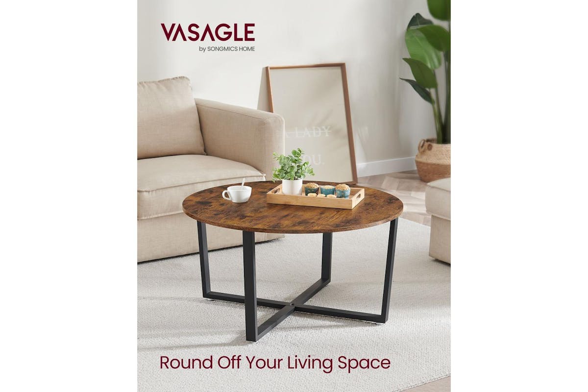 Coffee Table | Coffee Table | Particleboard And Steel | 88 X 47 Cm-2