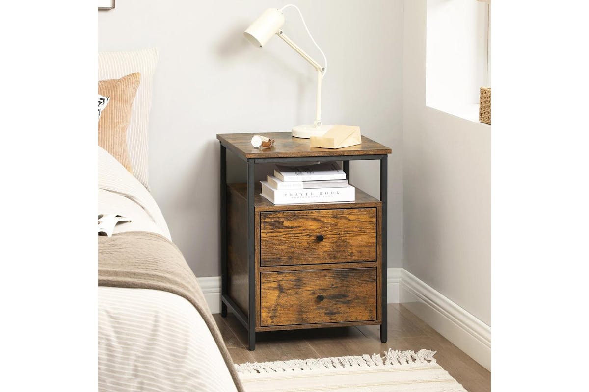 Vasagle End Table | Side Table | Particleboard And Steel | 45 X 45 X 60 Cm-4