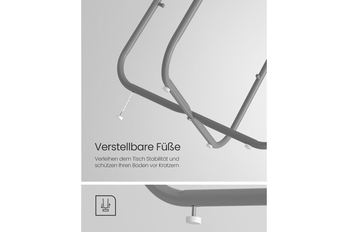 Vasagle End Table | Side Table | Chipboard And Steel | 45 X 50 Cm-7