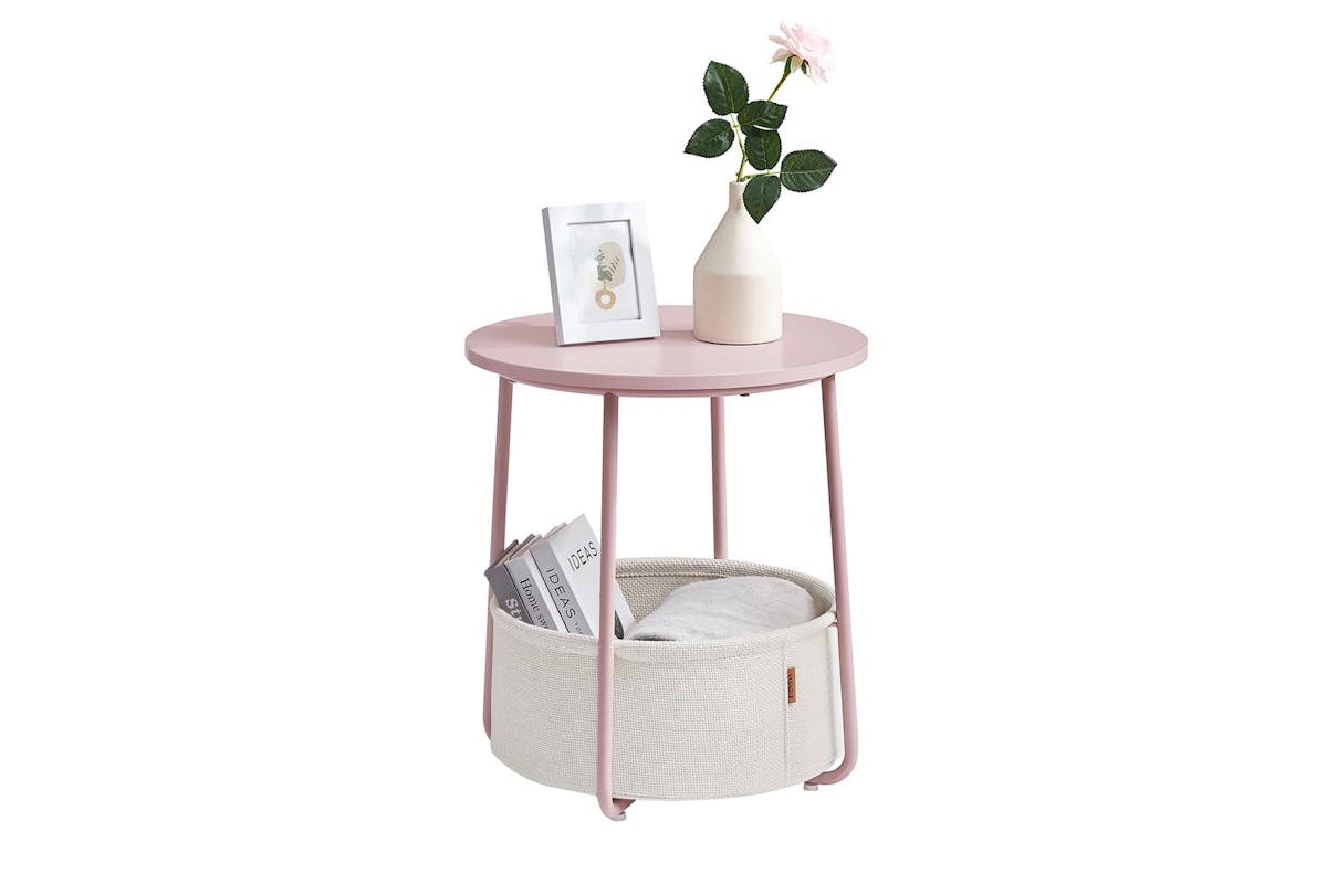 Vasagle End Table | Side Table | Wood Chipboard & Steel | 45 X 50 Cm-3