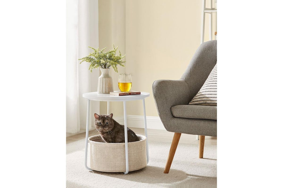 Vasagle End Table | Side Table | Particleboard And Steel | 45 X 50 Cm-3