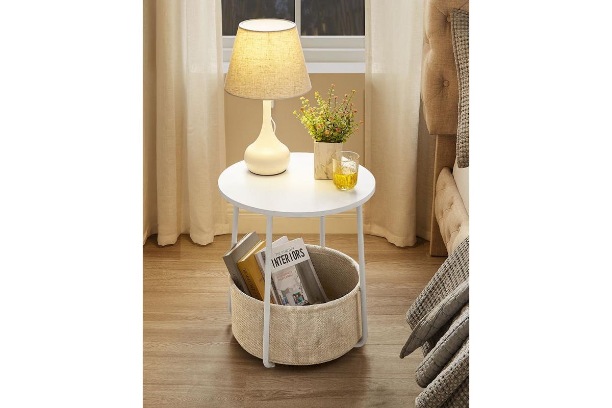 Vasagle End Table | Side Table | Particleboard And Steel | 45 X 50 Cm-4