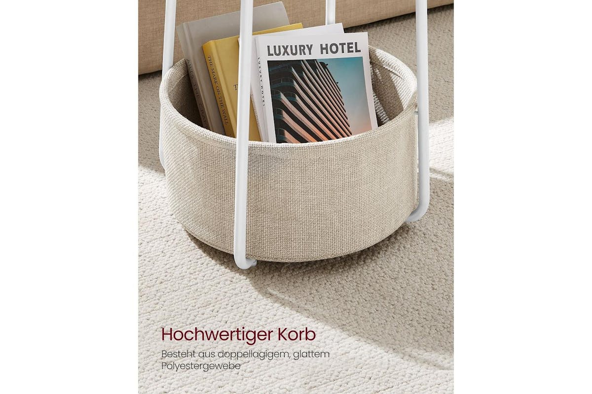 Vasagle End Table | Side Table | Particleboard And Steel | 45 X 50 Cm-6