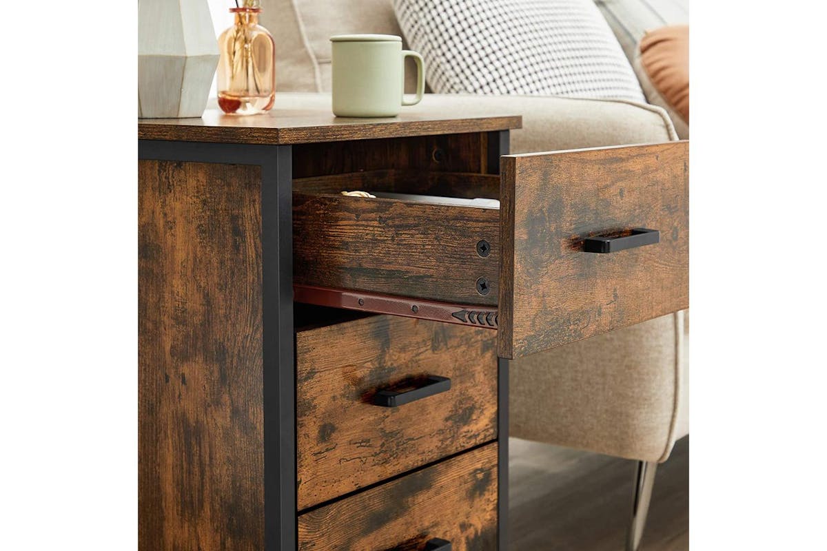Vasagle End Table | Side Table | Particleboard And Steel | 40 X 40 X 60 Cm-5