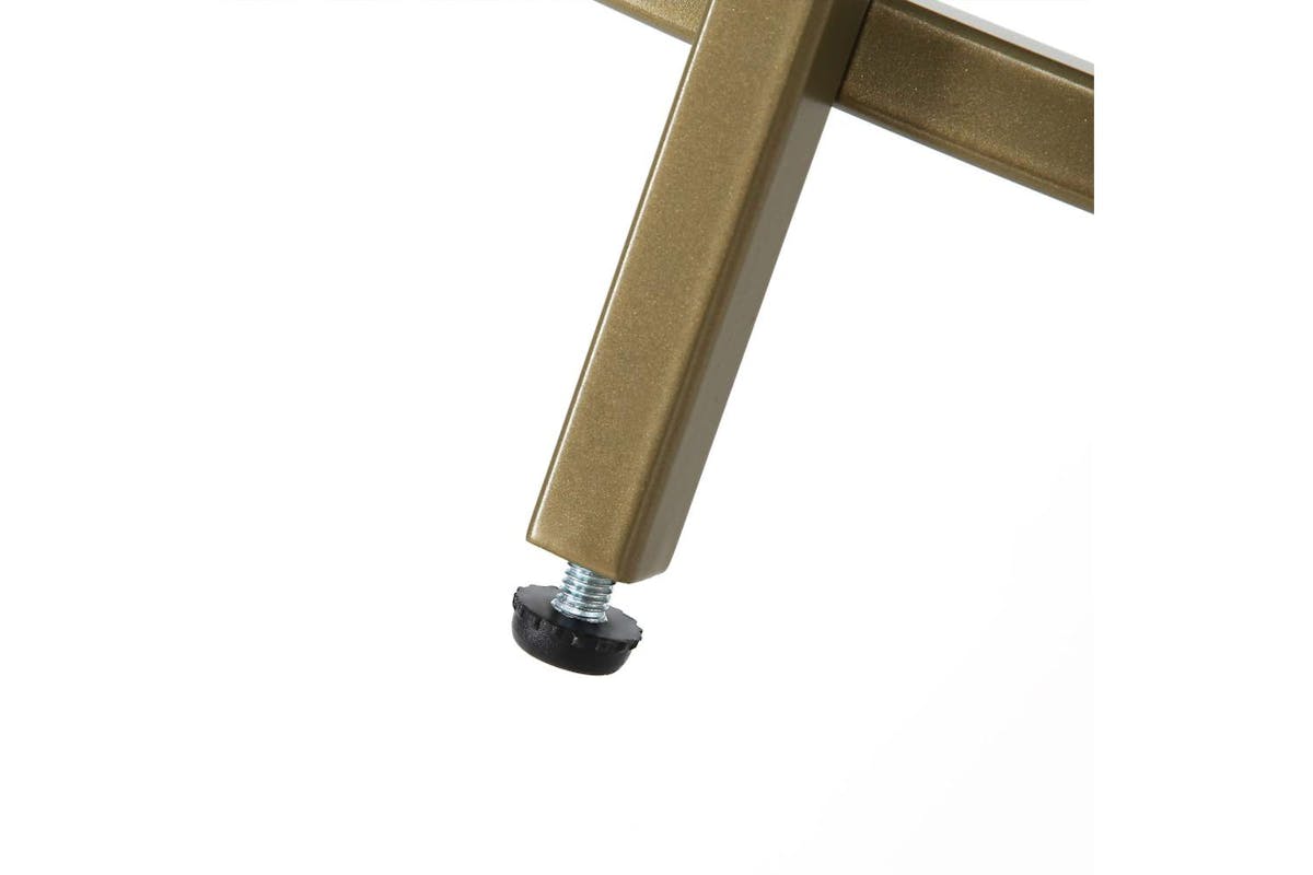 Vasagle Side Table | Steel And Tempered Glass | 50 X 55 Cm-6