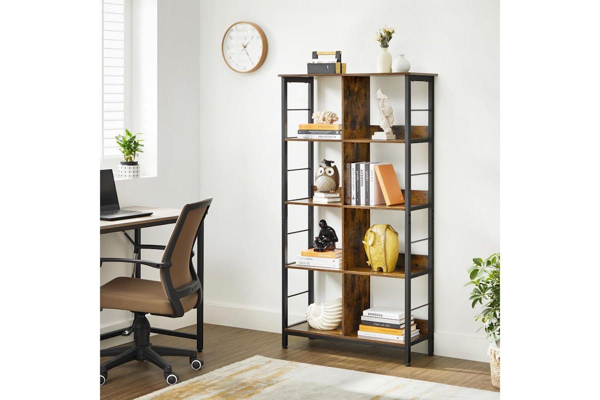 Vasagle Bookcase | Bookcase | Particleboard And Steel | 80 X 33 X 149 Cm-3