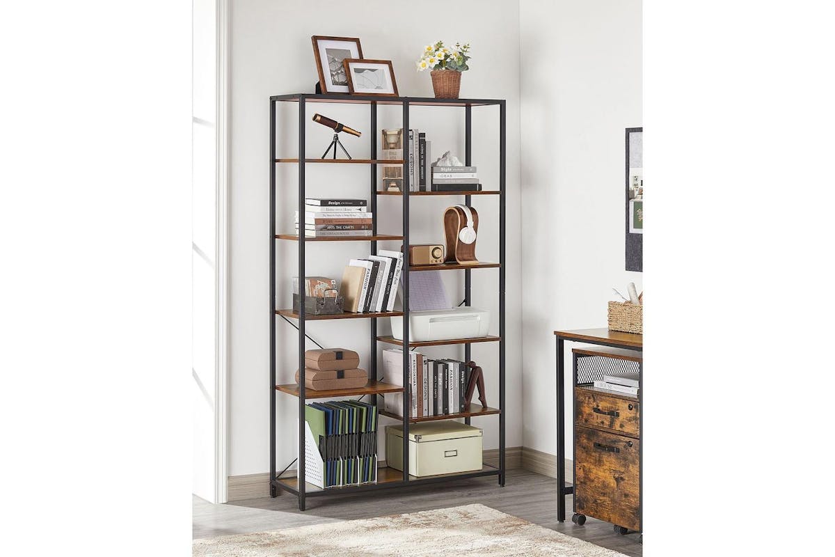 Vasagle Bookcase | Chipboard & Steel | 100 X 30 X 170 Cm-3