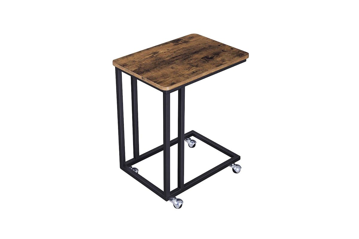 Vasagle End Table | Side Table | Rustic Brown | 50 X 35 X 62 Cm-2