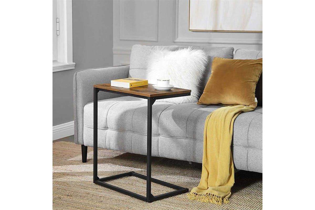 Side Sofa Table | Side Table | Particleboard And Steel | 55 X 35 X 66 Cm-2