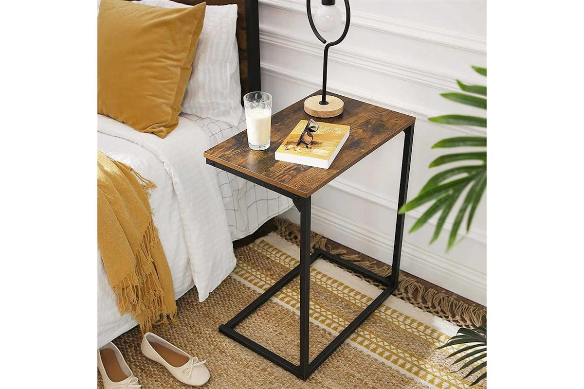Side Sofa Table | Side Table | Particleboard And Steel | 55 X 35 X 66 Cm-4