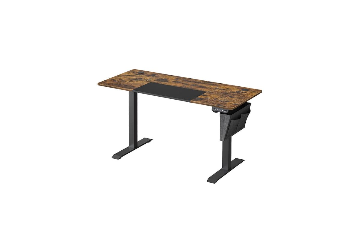 Standing Desk | Electric Height Adjustable | Wood Chipboard & Steel | 140 X 60 Cm