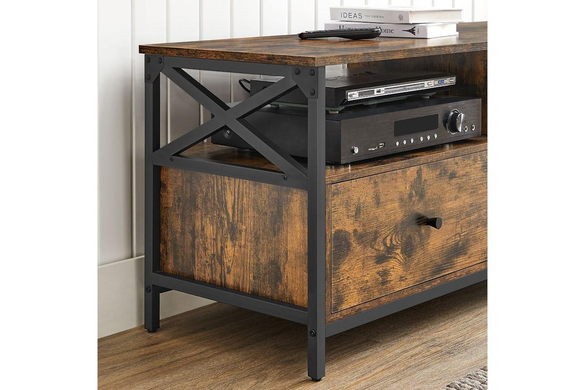 Tv Stand | Tv Unit | Particleboard And Steel | 120 X 40 X 50 Cm-6