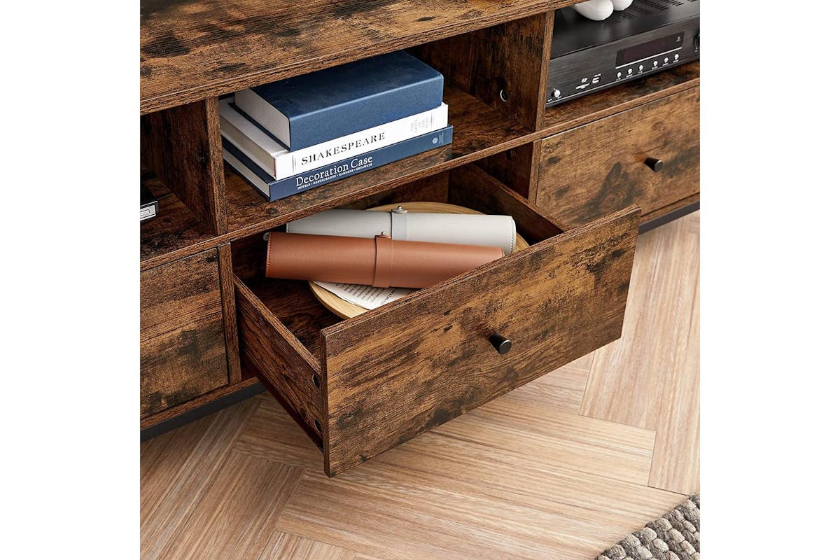 Tv Stand | Tv Unit | Particleboard And Steel | 147x40x50cm-5