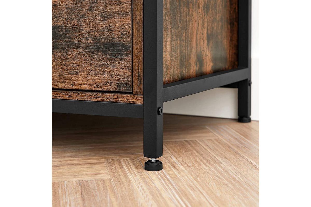 Tv Stand | Tv Unit | Particleboard And Steel | 147x40x50cm-6
