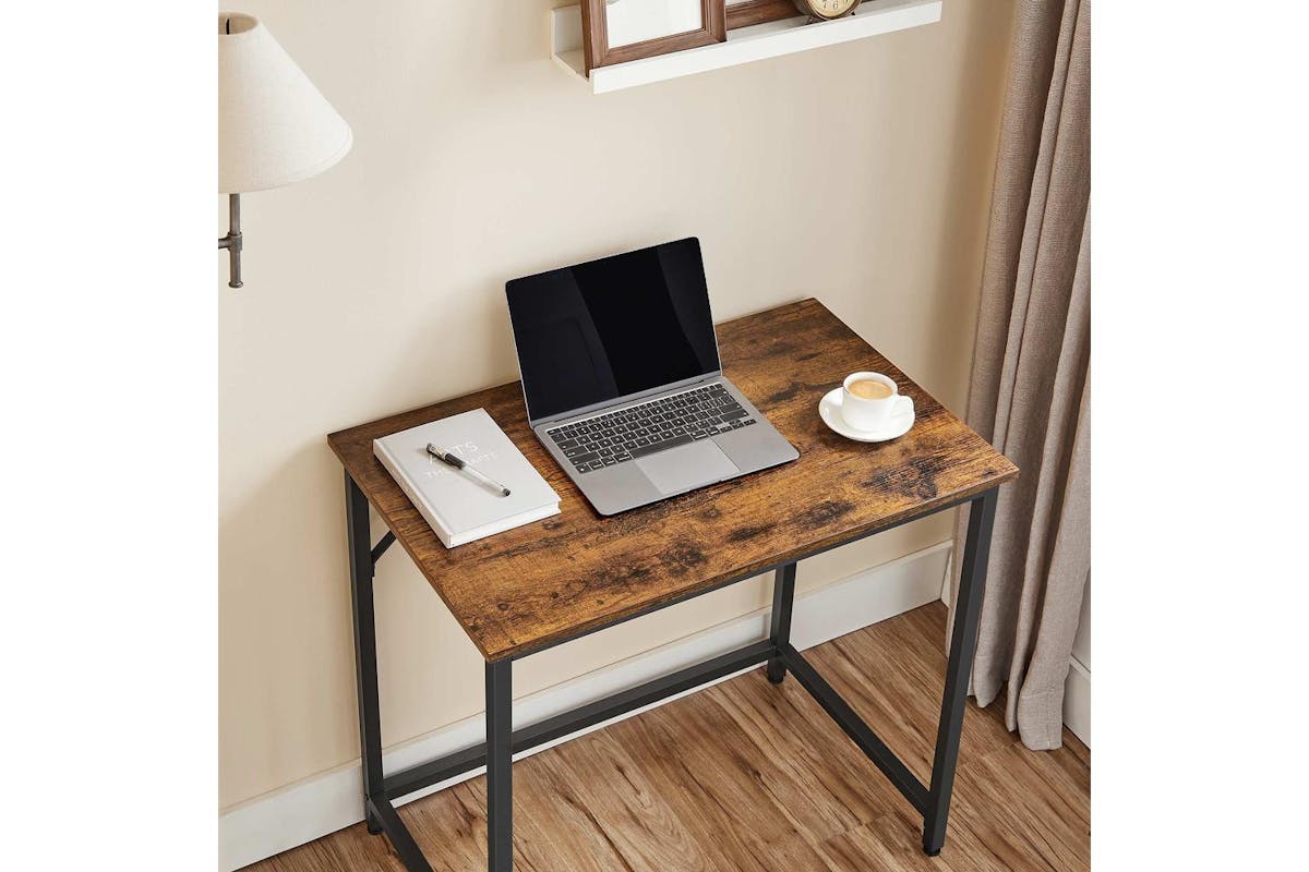Computer Desk | Home Office Desk | Particleboard And Steel | 80 X 50 Cm-3