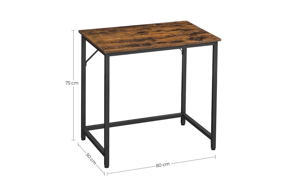 Computer Desk | Home Office Desk | Particleboard And Steel | 80 X 50 Cm-6