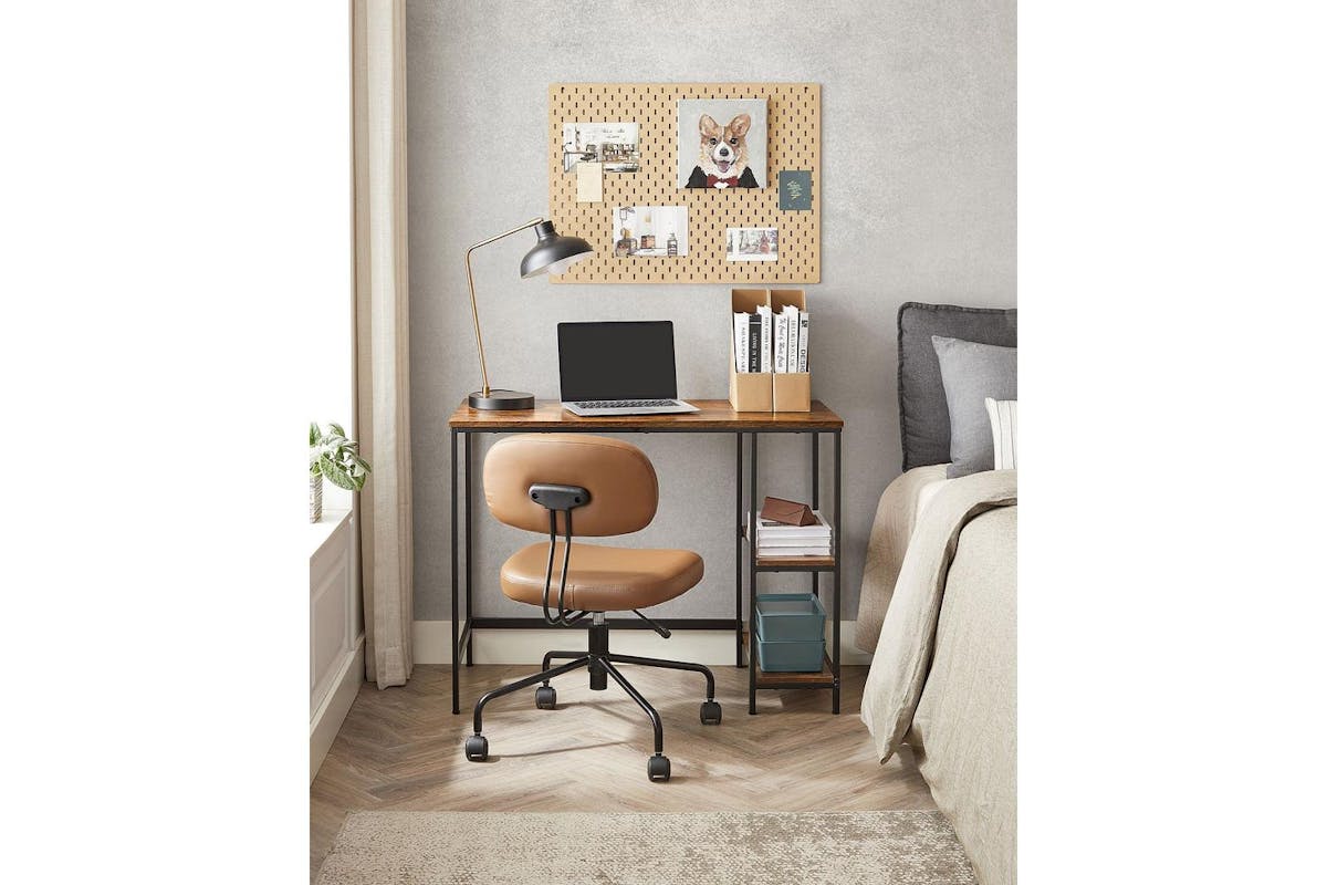 Computer Desk | Home Office Desk | Particleboard And Steel | 100 X 50 Cm-3