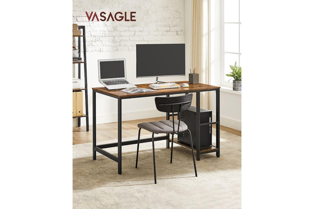 Computer Desk | Home Office Desk | Particleboard And Steel | 120 X 60 Cm-4