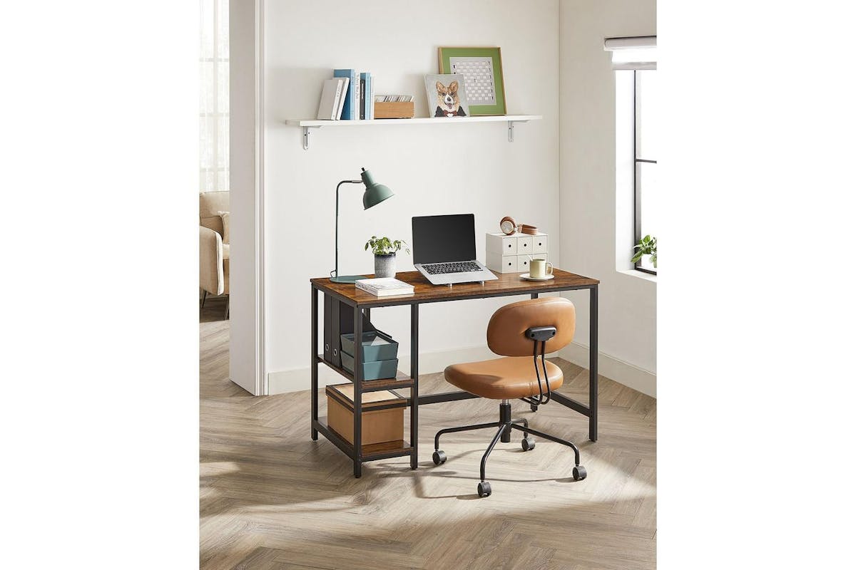 Computer Desk | Home Office Desk | Particleboard And Steel | 120 X 60 Cm-2