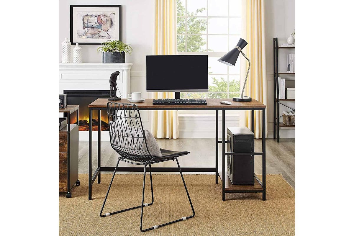 Vasagle Computer Desk | Particleboard And Steel | 140 X 60 Cm-2