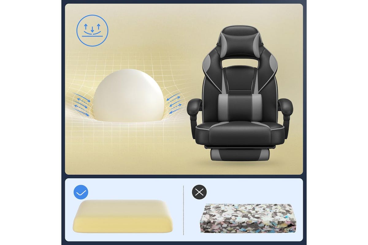 Office Chair | Office Chair | Pu | Black-grey-7