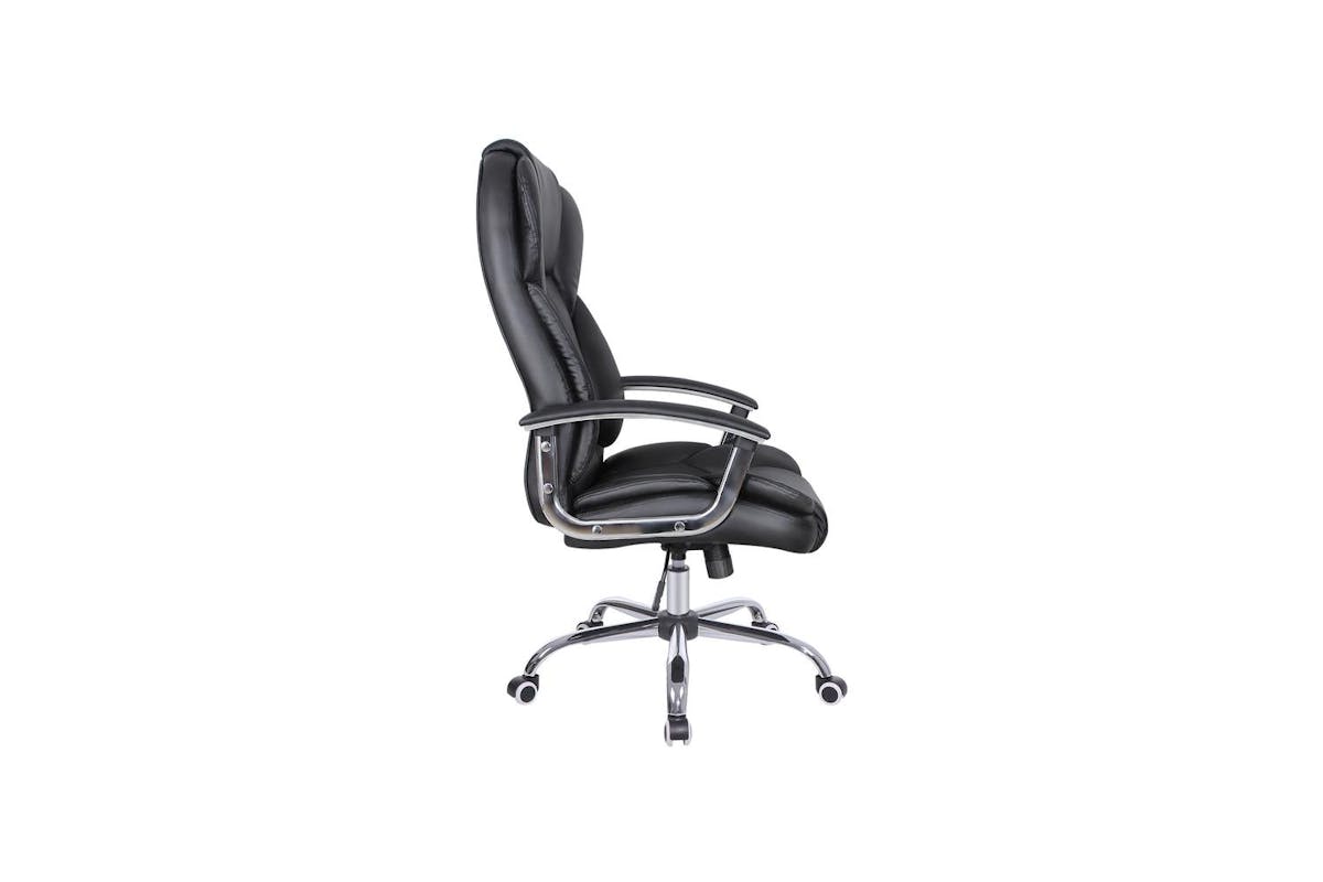 Office Chair | Office Chair | Faux Leather | Black-2
