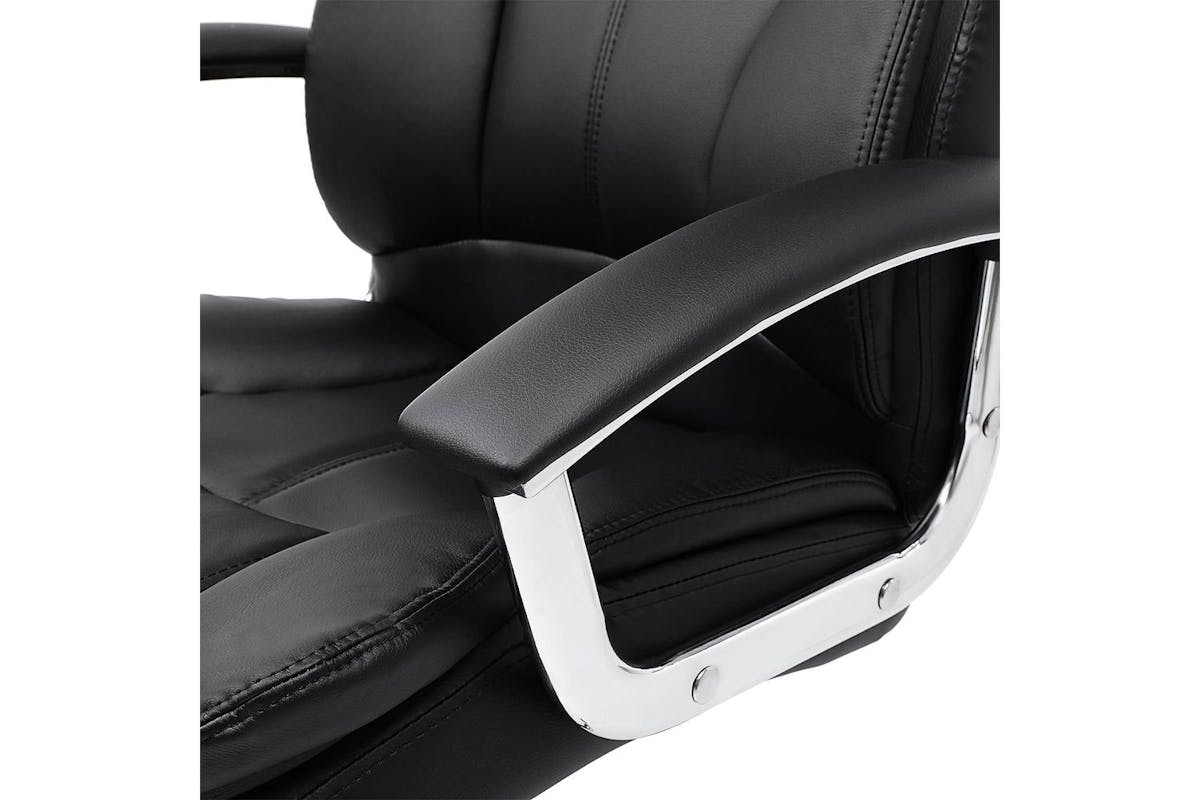 Office Chair | Office Chair | Faux Leather | Black-5