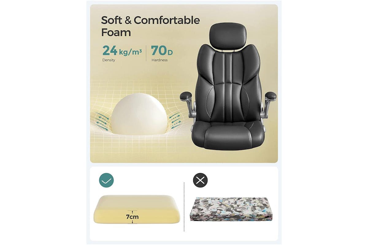 Office Chair | Office Chair | Faux Leather | Adjustable Height-6