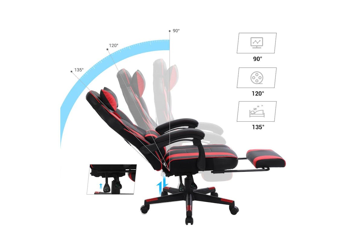 Office Chair | Office Chair | High Density Sponge, Nylon, Steel, Pu | Adjustable Height-5